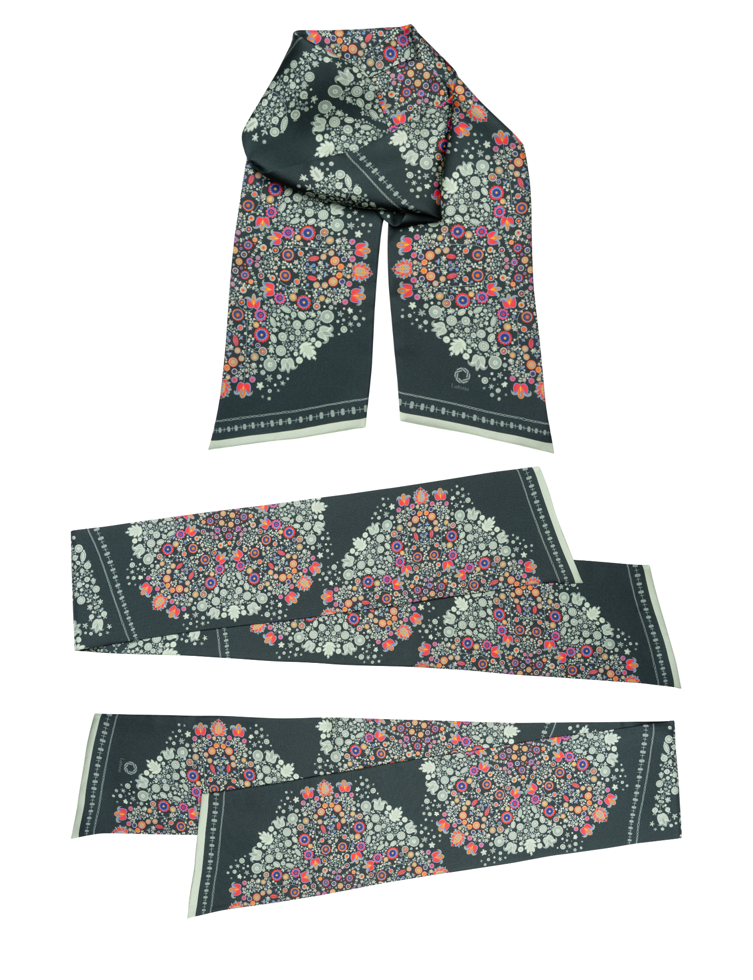 Картинка Шовковий шарф «Слобожанщина. Лісова пісня»